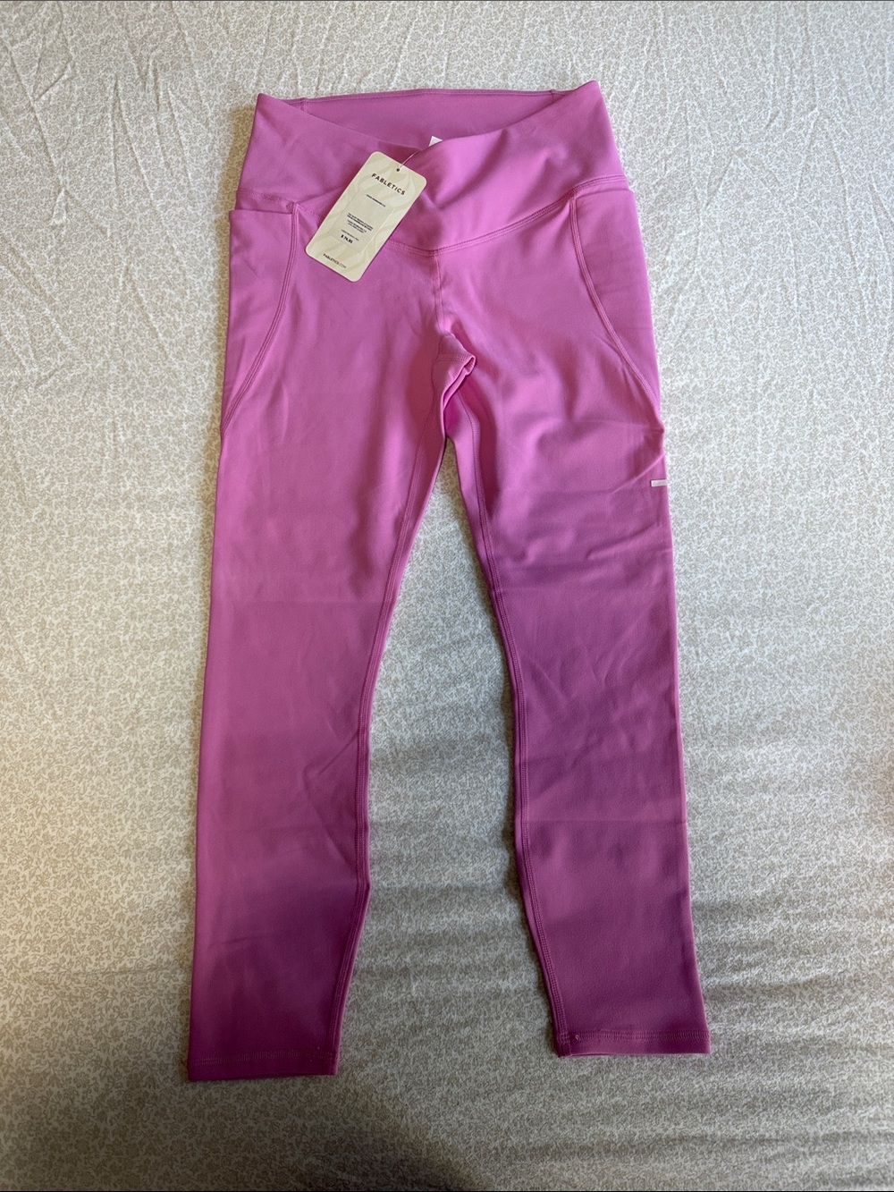 Fabletics Bright Pink High-Waist Performance Leggings